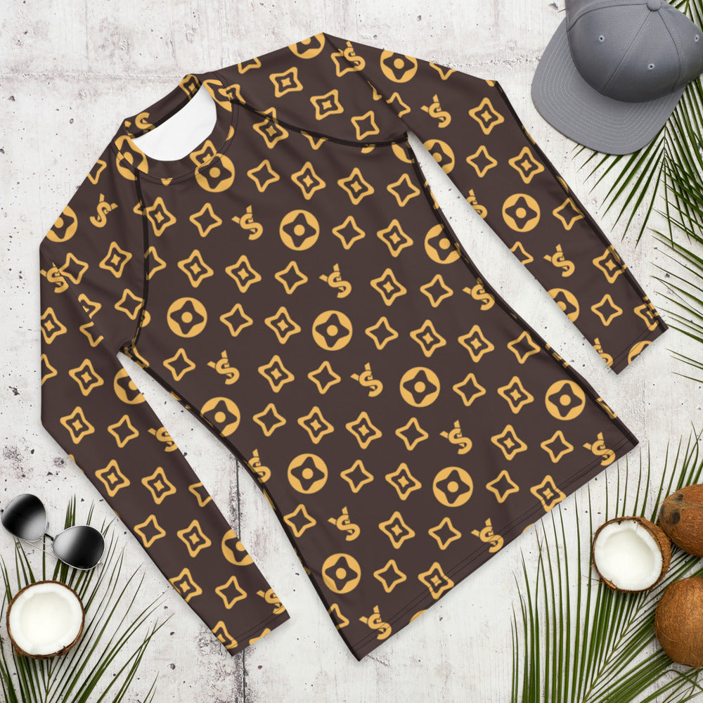 Shop Louis Vuitton Men's Brown Long Sleeve T-Shirts